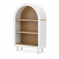 Estanter¨ªa arqueada de MDF y chapa de roble 80