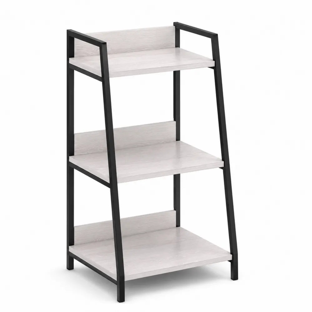 Estanter¨ªa de 3 niveles de MDF y metal 6